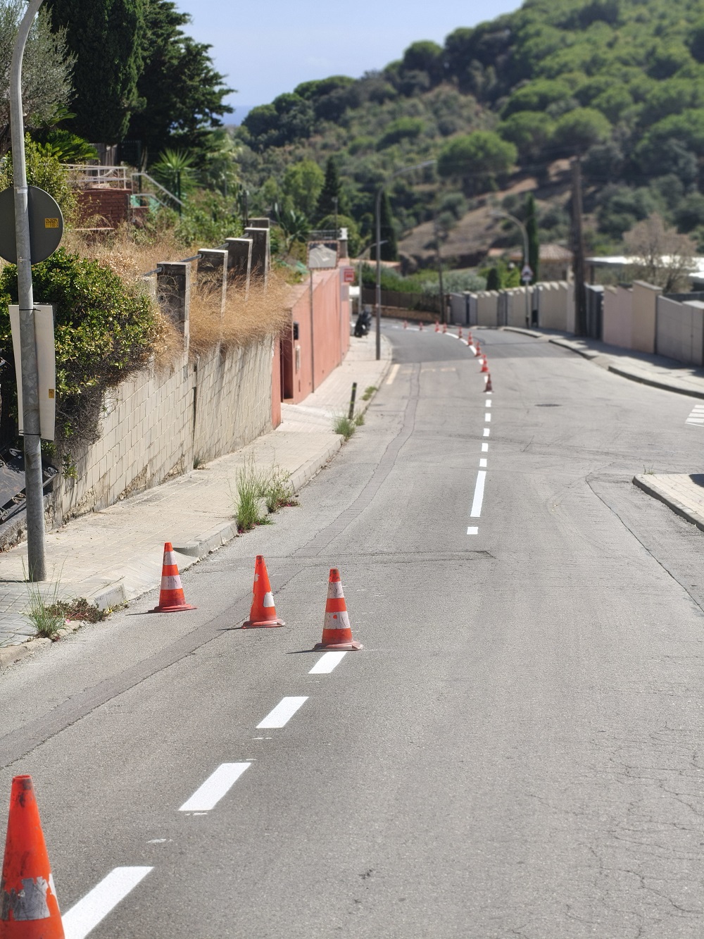 Comencen les obres per millorar las seguretat viària a Mas Coll, Can Comulada i Alella Parc