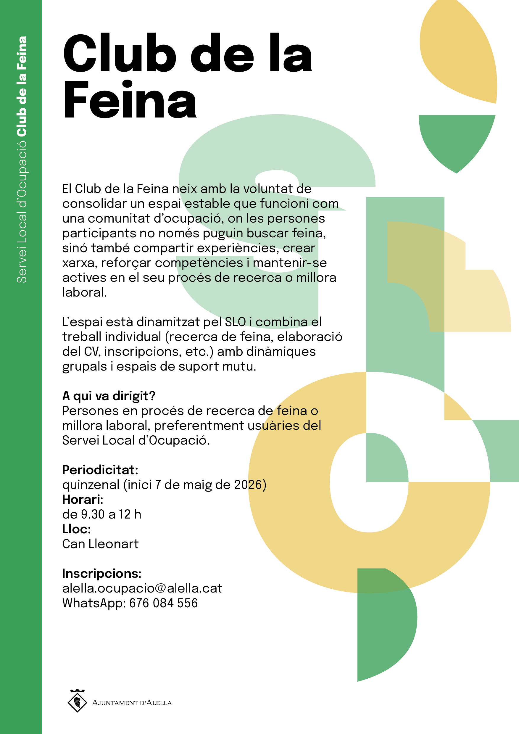 El Club de Feina es reactiva amb reunions quinzenals com a comunitat d'ocupació