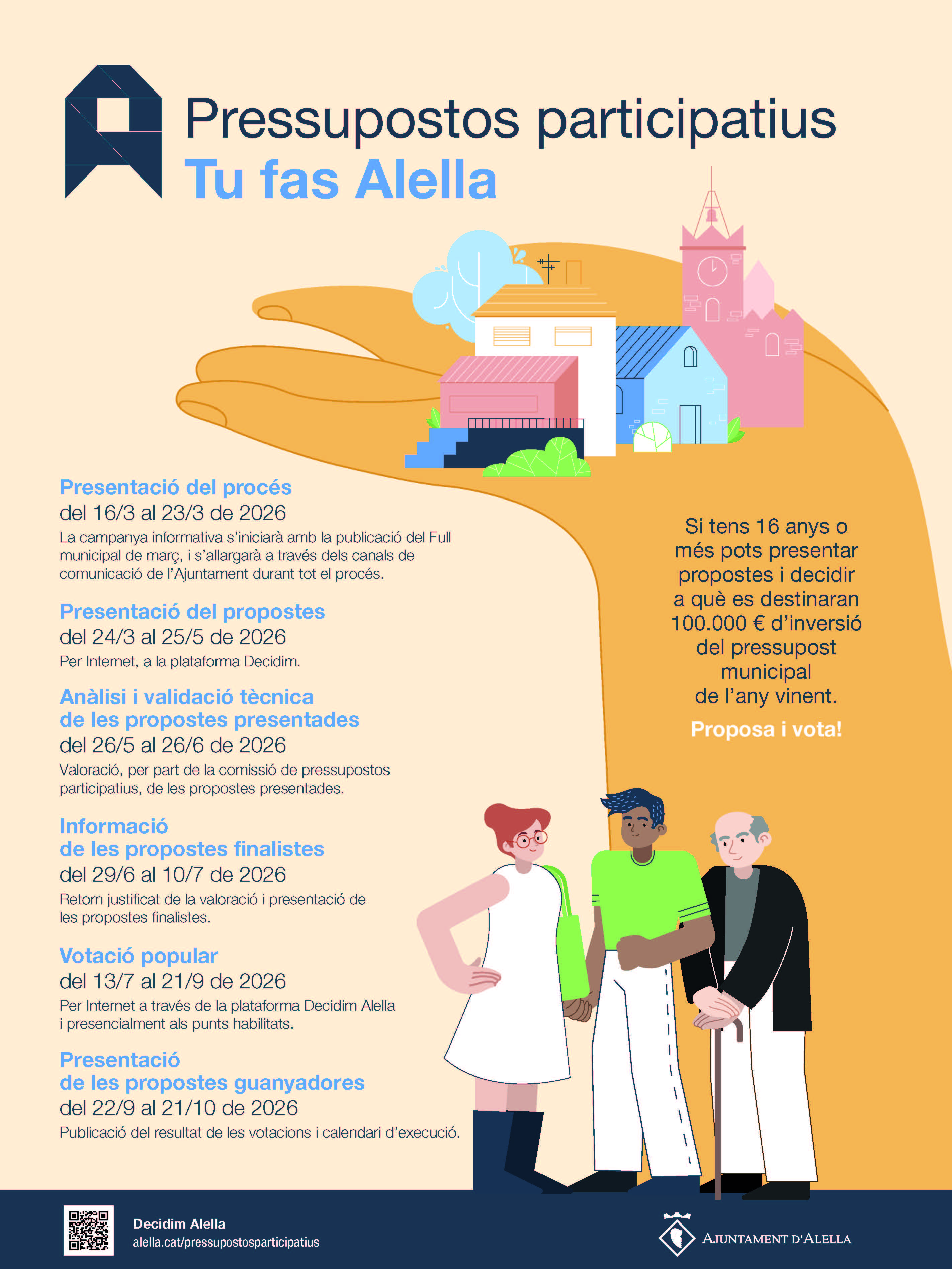 L'Ajuntament enceta un nou procés de pressupostos participatius