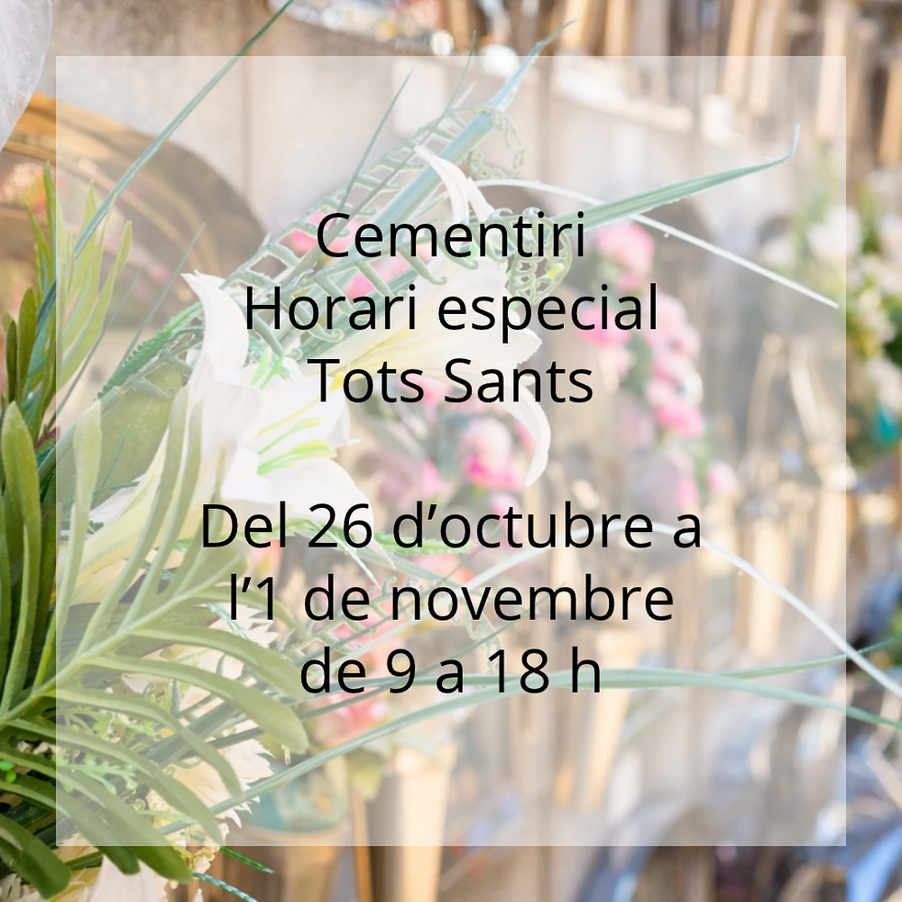 Horari cementiri