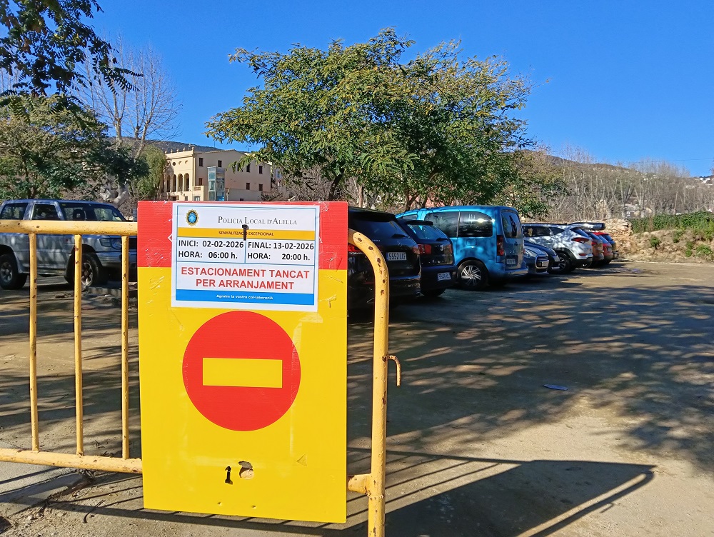 Obres aparcament Can Calder�