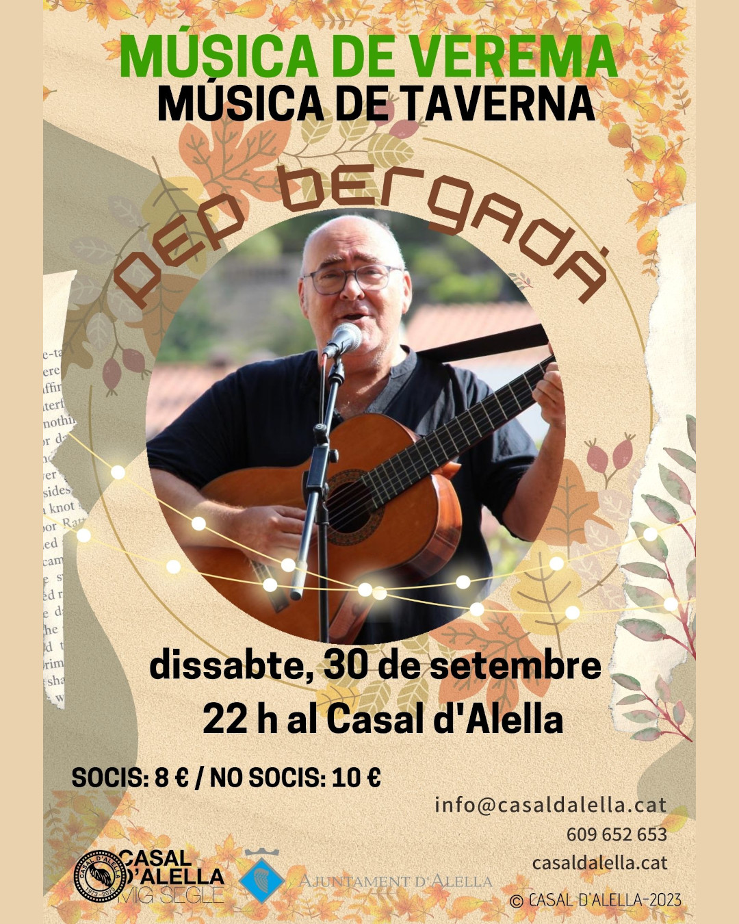 Concert amb 'Pep Bergadá'