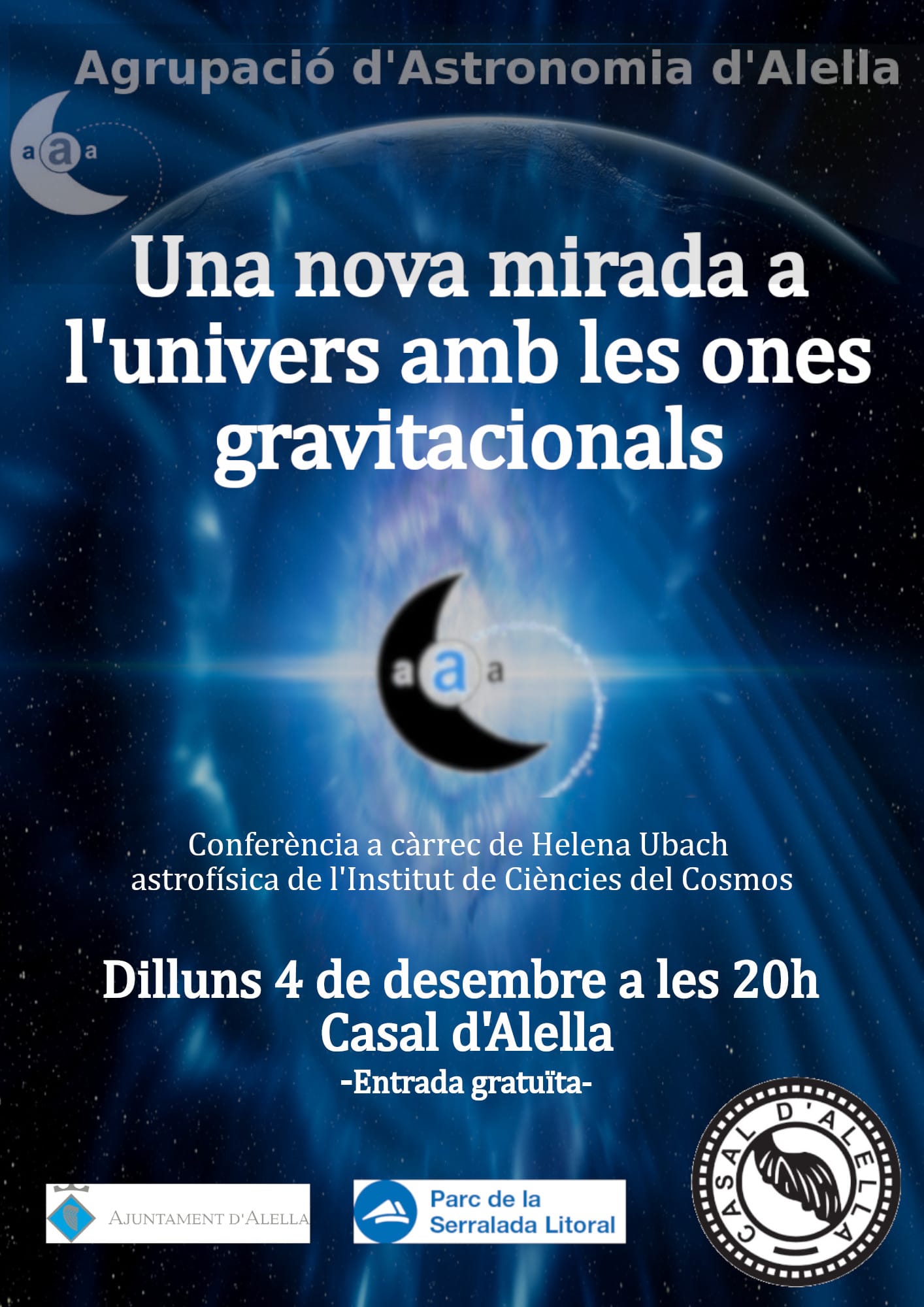Conferència: una nova mirada a l'Univers amb els ones gravitacionals