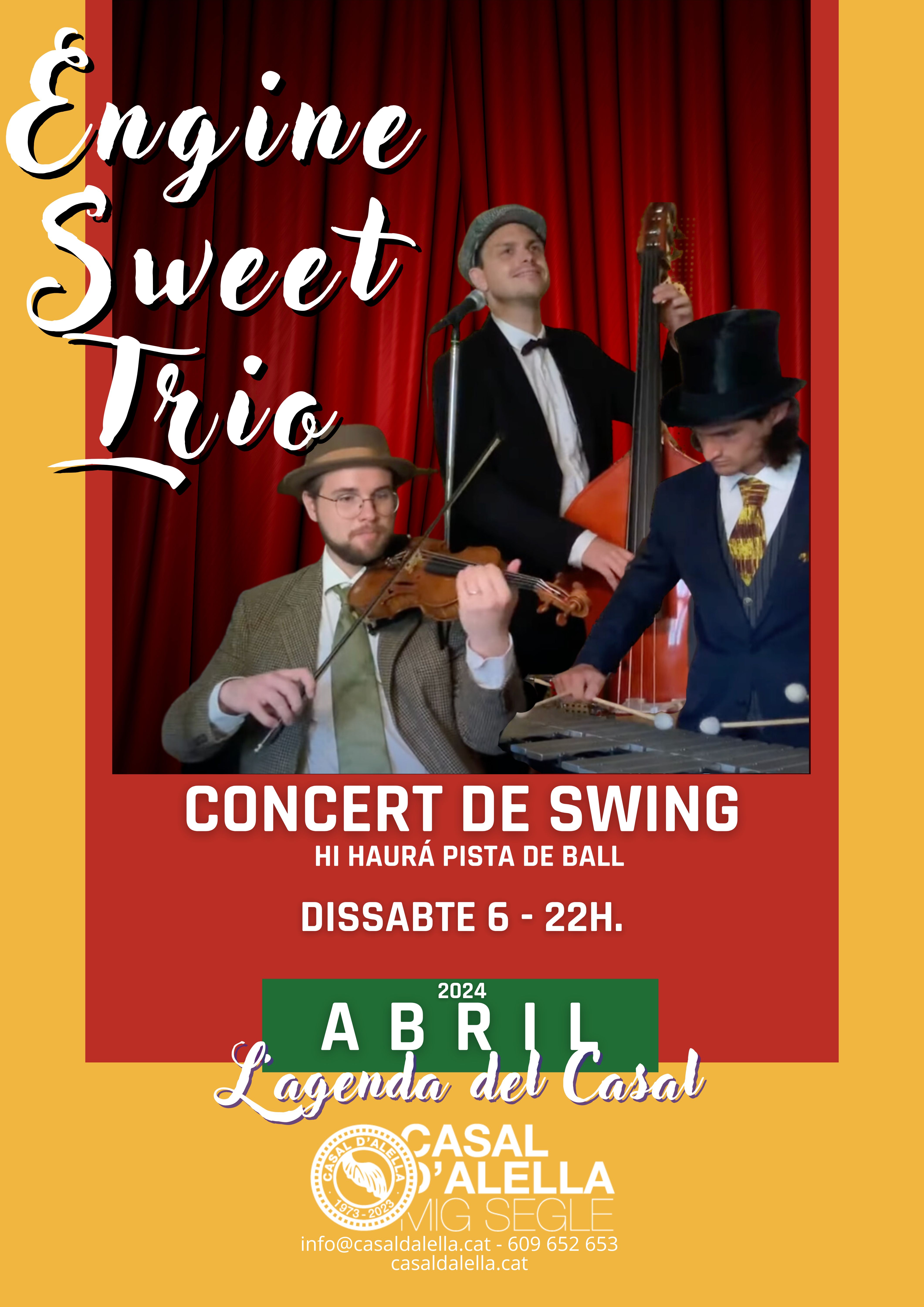 Concert de swing amb Engine Sweet Trio