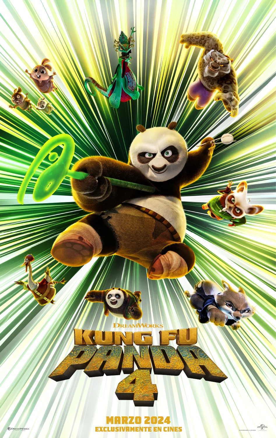 Cinema. kung Fu Panda 4