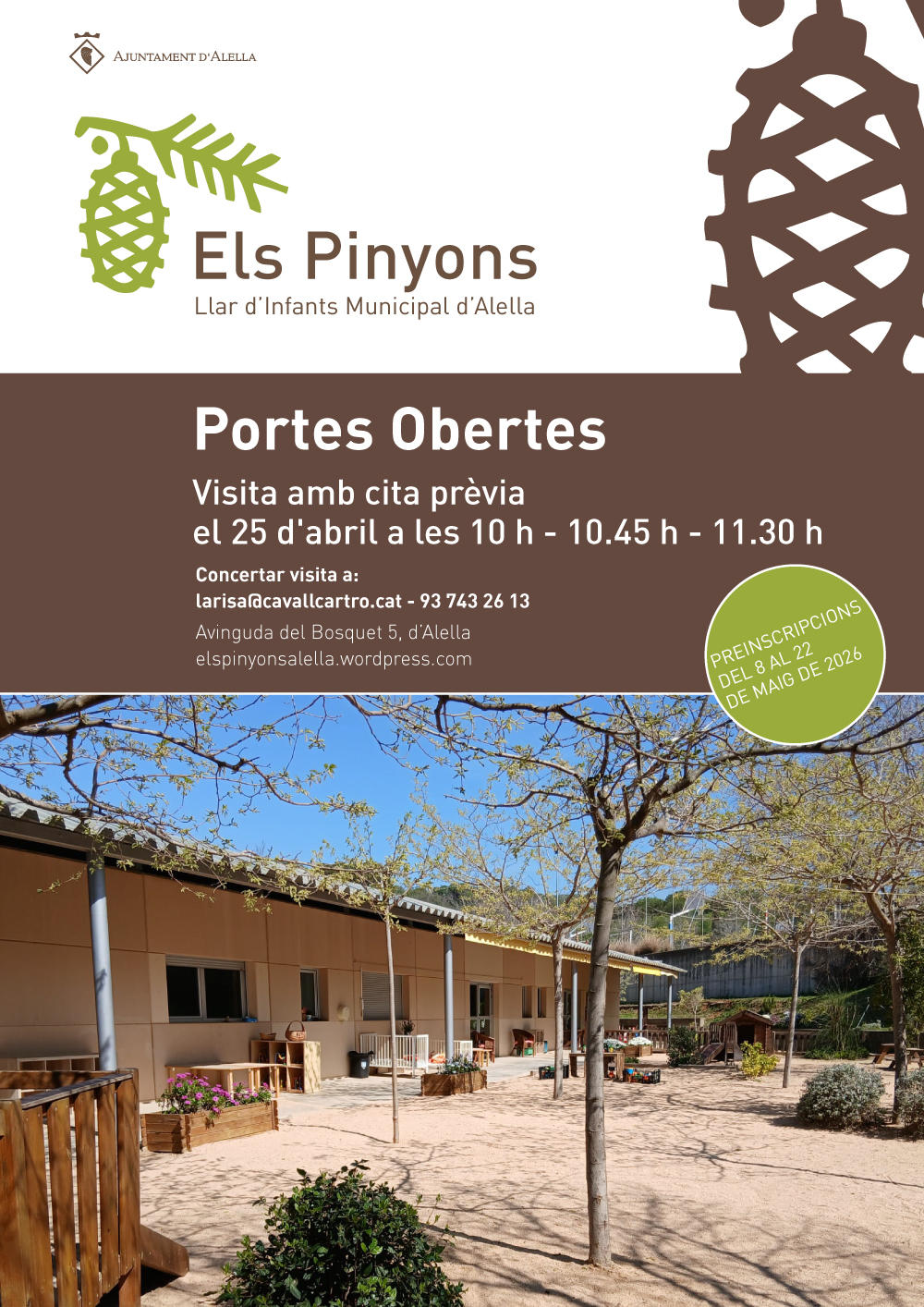 Jornada Portes obertes Els Pinyons 25 d'abril