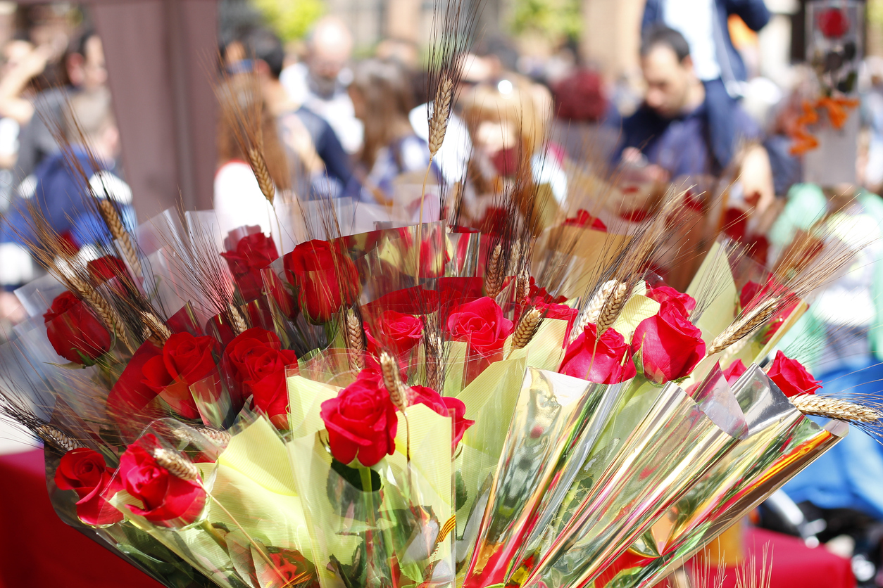 Parades de llibres i roses i activitats per Sant Jordi